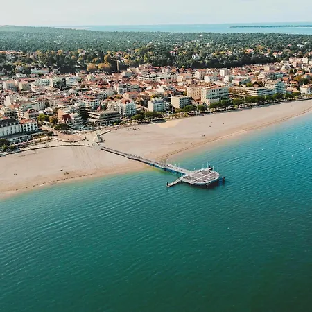 T3 A Arcachon, 3 Min Plage, Terrasse Plein Sud Et Garage Prive - Fr-1-474-257 *